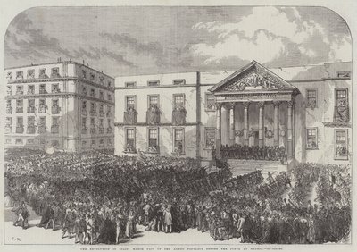 De Revolutie in Spanje, Mars van de Gewapende Bevolking voor de Junta in Madrid door Sir John Charles Robinson